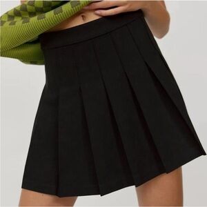 ARITZIA Sunday Best Black Mini Skater Skirt